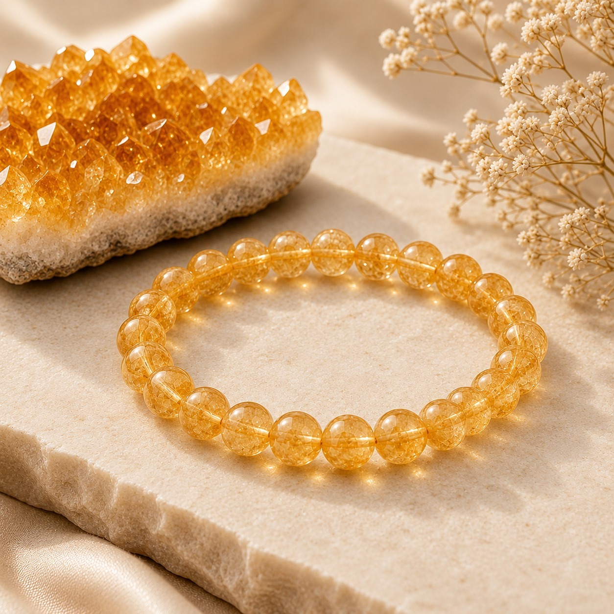 Natural Citrine Bracelet